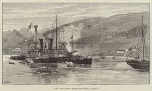 HMS Howe被拖入费罗尔港