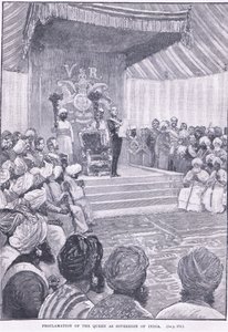 宣布女王为公元1858年的主权