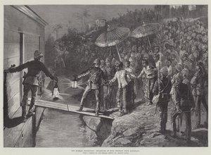 缅甸远征，从曼德勒离开国王Theebaw 作者 William Heysham Overend
