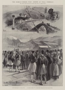 Graeco-Turkish War，Volo，Thessaly的场景 作者 威廉·海沙姆·奥弗兰德