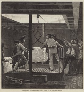 威尔士亲王前往印度的航行，将HMS Serapis带到了冰上
