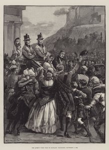 女王1842年9月3日首次访问苏格兰，爱丁堡