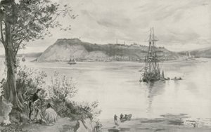 魁北克镇和堡垒的看法。公元1759年 作者 William Heysham Overend