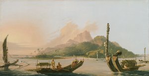 塔希提岛东南方向 1773 作者 威廉·霍奇斯