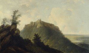 比吉格尔堡（Fort of Bidjegur），约1784年（布面油画）（另请参见150249） 作者 威廉·霍奇斯
