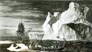 1773年1月9日的冰岛，由BT Pouney雕刻，1777年2月31日