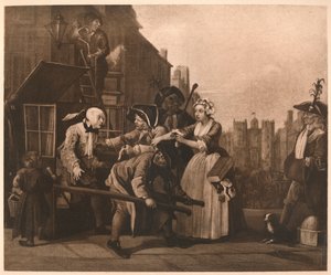 掠夺进展-4：被捕，1733年。 作者 威廉·霍加斯