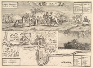 Bender Aubry de La Mottrayes的Charles XII游遍整个欧洲，亚洲并进入...，1723-24。 作者 威廉·霍加斯