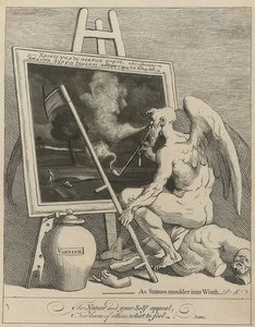 时间抽烟的时间（抽烟的时间）。 1761 作者 威廉·霍加斯
