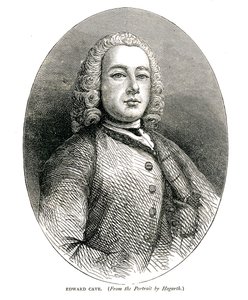 爱德华·卡夫（Edward Cave），约1700年代 作者 威廉·霍加斯