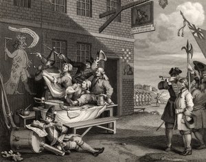 英国，由Thomas Phillibrown雕刻，来自&39;William Hogarth的作品&39;，于1833年出版 作者 威廉·霍加斯