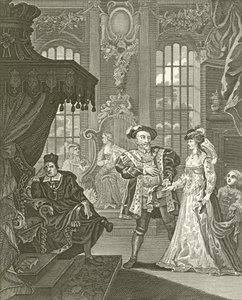 亨利八世和Anna Boleyne 作者 威廉·霍加斯