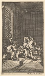 Hudibras为塞缪尔·巴特勒（Samuel Butlers）精心策划了十七幅小插图Hudibras，没有。 14，1721-26。 作者 威廉·霍加斯