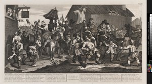 Hudibras 和斯基明顿 作者 威廉·霍加斯