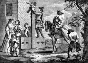 威廉-霍加斯的《赫德布拉斯》（Hudibras）。 作者 威廉·霍加斯