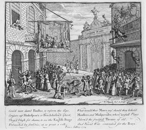 Masquerades and Operas，Burlington Gate，1724 作者 威廉·霍加斯