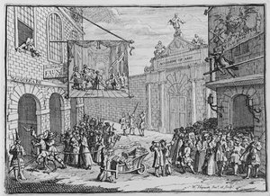 Masquerades and Operas，Burlington Gate，1724 作者 威廉·霍加斯