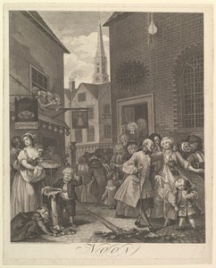 1738年3月25日中午，四时。 作者 威廉·霍加斯