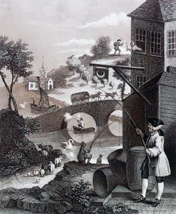 Satire on False Perspective 作者 威廉·霍加斯