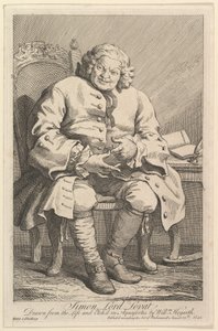 西蒙·洛瓦（Simon Lord Lovat），1746年。 作者 威廉·霍加斯