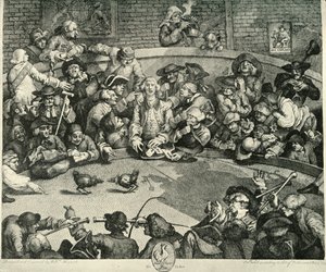 十八世纪的运动，c1720-1764，1925年。 作者 威廉·霍加斯