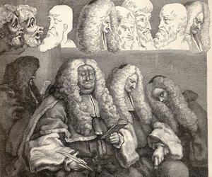 The Bench，来自1833年出版的“William Hogarth的作品” 作者 威廉·霍加斯
