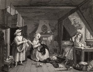 这位苦恼的诗人来自1833年出版的“威廉霍加斯的作品” 作者 威廉·霍加斯