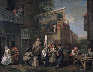 选举二：拉票，1754-55 作者 威廉·霍加斯