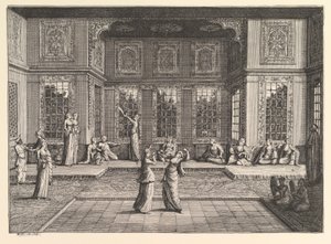 Seraglio Aubry de La Mottrayes游遍欧洲，亚洲并进入1723-24年部分地区。 作者 威廉·霍加斯