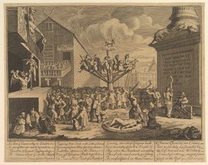 《南海计划》，1722年。 作者 威廉·霍加斯