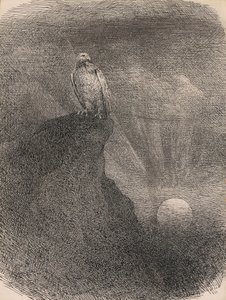 天才，1865-95（纸板上的钢笔，墨水和石墨）