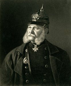 威廉一世，普鲁士国王和德国皇帝"，约1872年。   作者 威廉·霍尔