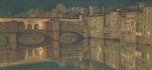 Ponte Vecchio，佛罗伦萨 作者 威廉·霍尔曼·亨特