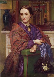 Fanny Holman Hunt的肖像（1833-66）1866-68