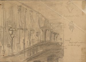 伦敦桥的研究，1863年 作者 威廉·霍尔曼·亨特
