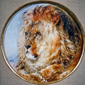狮子的画像 作者 威廉·哈金斯