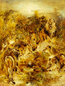 饮酒场所，1878年 作者 威廉·哈金斯
