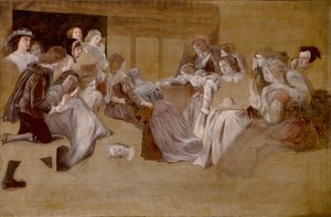 殉难前夜》（布面油画） 作者 