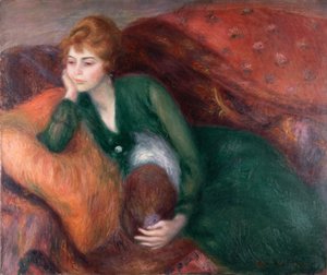 绿衣少女，约 1915 年（布面油画）