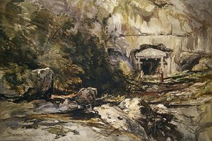 利西亚皮纳拉的 "皇家陵墓"。 作者 威廉·詹姆斯·穆勒