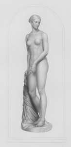 The Greek Slave, engraved by W Roffe from the statue in marble by Hiram Powers (engraving) 作者 威廉·约翰·罗夫