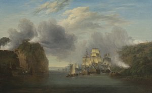 迫使哈德逊河段落，1835年