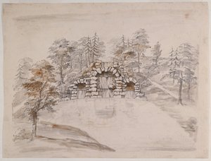 Chiswick，级联设计（笔墨和纸上水洗） 作者 威廉·肯特