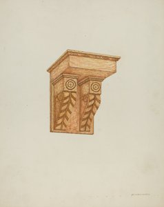建筑详图（墙面支架） 作者 威廉·基克霍费尔
