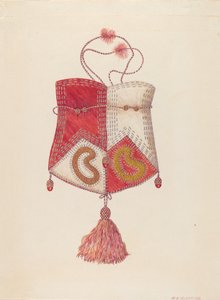 串珠包，19351942。 作者 威廉·基克霍费尔