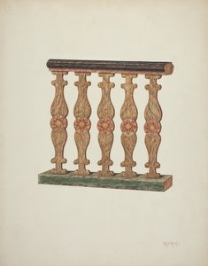 唱诗班铁路，1939年。 作者 威廉·基克霍费尔