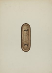 详图，忏悔室的正面，1937年。 作者 威廉·基克霍费尔