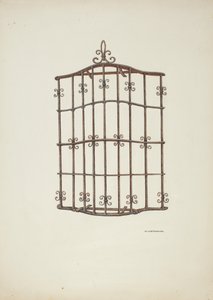 铁栅栏，1941年。 作者 威廉·基克霍费尔