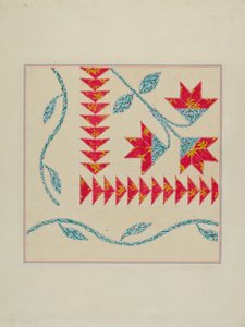 被子角，约1940年。 作者 威廉·基克霍费尔