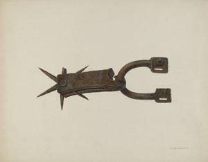 马刺，约1940年。 作者 威廉·基克霍费尔